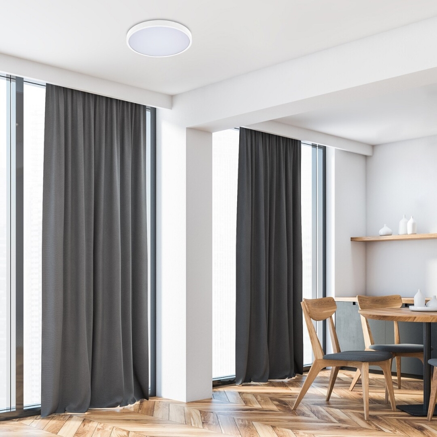 Rabalux - Φωτιστικό οροφής μπάνιου LED LED/12W/230V 3000/4000/6000K IP44 διάμετρος 25,5 cm λευκό