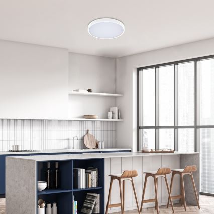 Rabalux - Φωτιστικό οροφής μπάνιου LED LED/36W/230V 3000/4000/6000K IP44 διάμετρος 42 cm λευκό