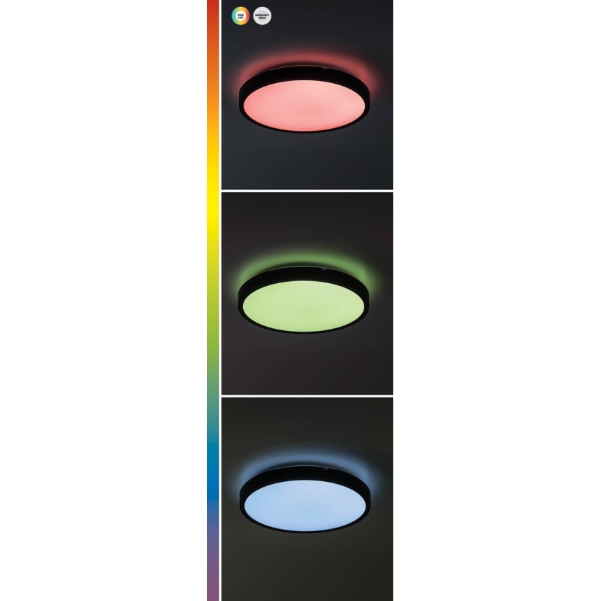 Rabalux - LED RGB Φωτιστικό οροφής μπάνιου dimming LED/36W/230V 3000-6000K Wi-Fi Tuya IP44 διάμετρος 42 cm λευκό
