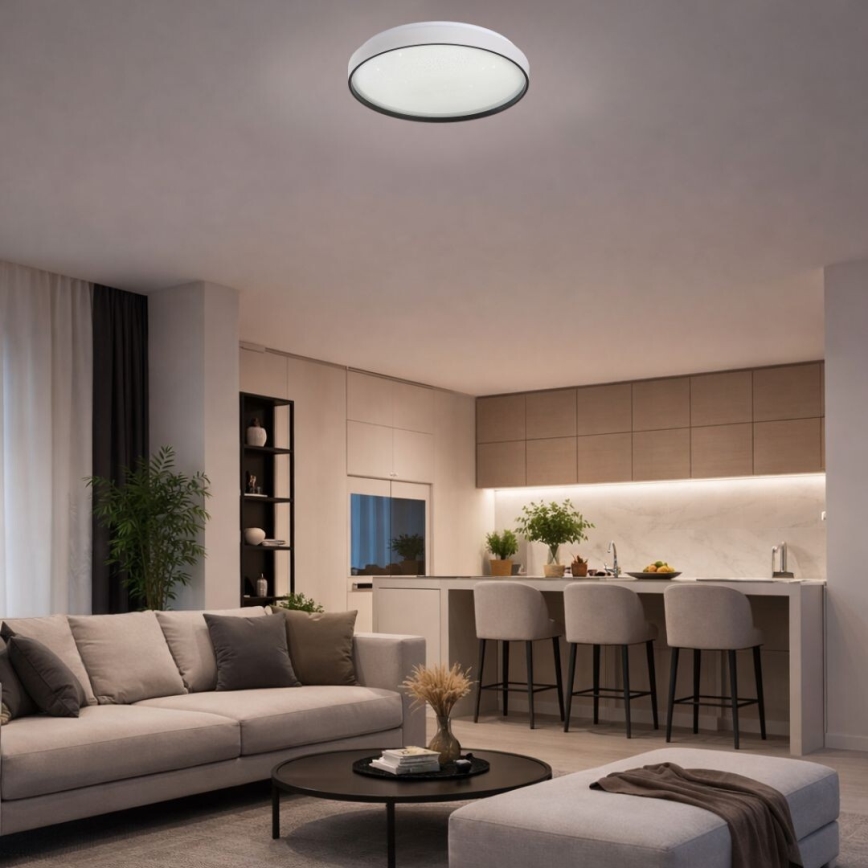 Rabalux - Ρυθμιζόμενο φωτιστικό οροφής LED, 34W/230V, 3000-6500K, διάμ. 38 εκ. + τηλεχειριστήριο