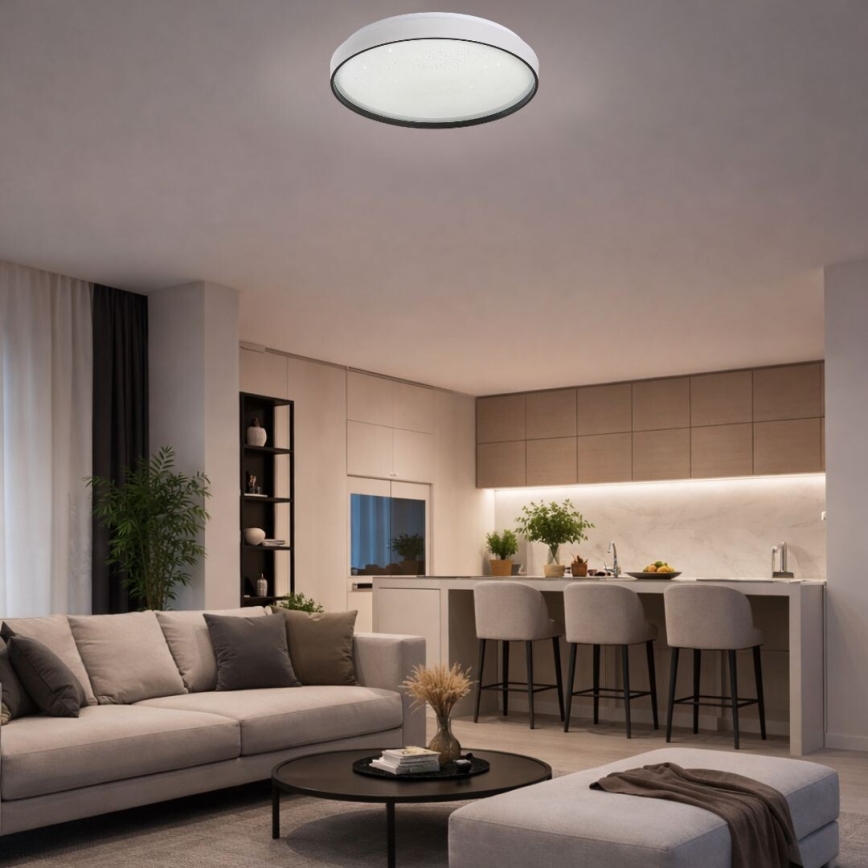 Rabalux - Ρυθμιζόμενο LED φωτιστικό οροφής, 60W/230V, 3000-6500K, διάμ. 58 cm + τηλεχειριστήριο
