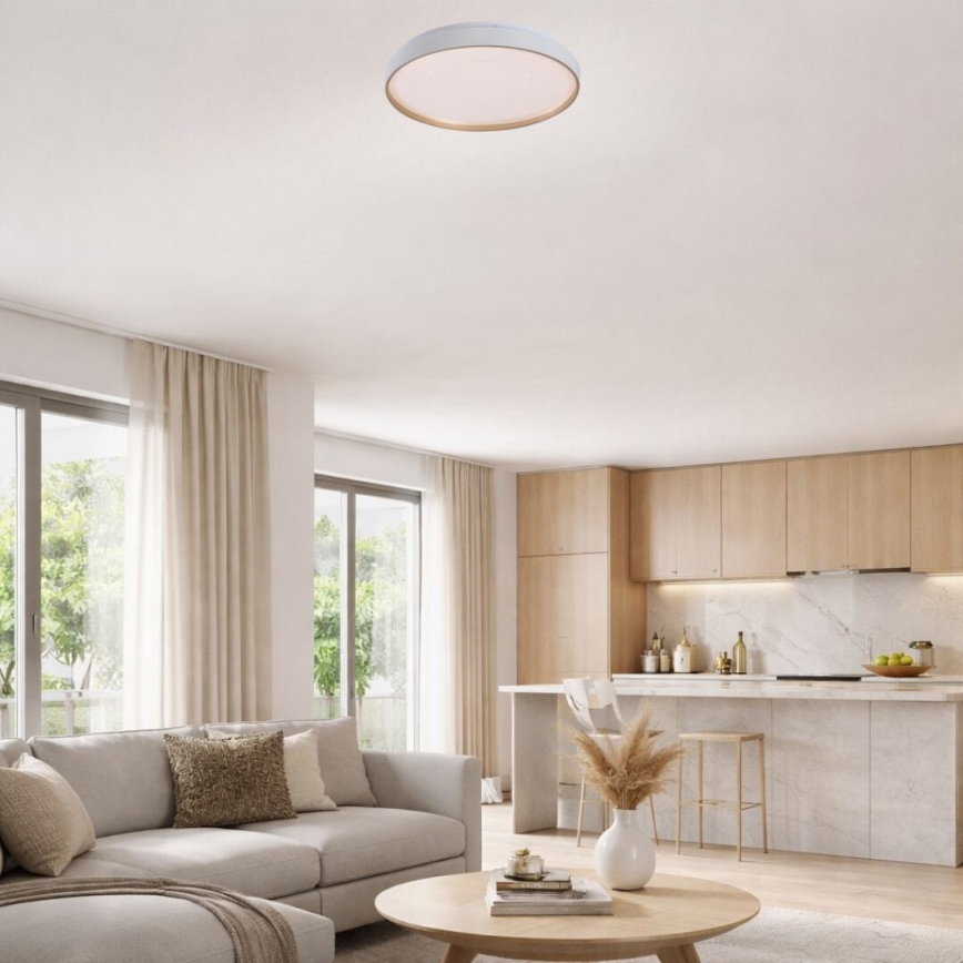 Rabalux - Ρυθμιζόμενο φωτιστικό οροφής LED, 34W/230V, 3000–6500K, διάμ. 38 εκ. + τηλεχειριστήριο