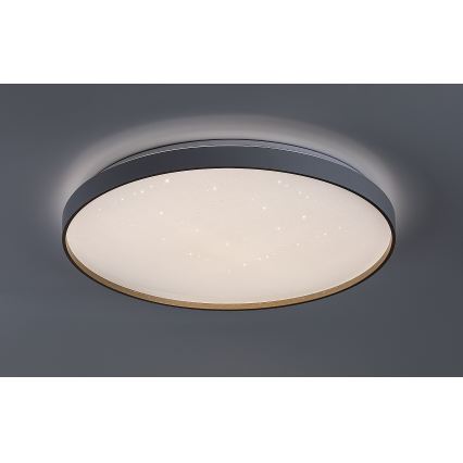 Rabalux - Ρυθμιζόμενο LED φωτιστικό οροφής LED/80W/230V 3000-6500K διάμ. 77 εκ. + τηλεχειριστήριο