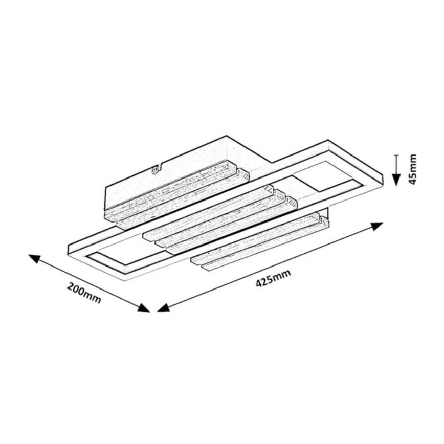 Rabalux - Φωτιστικό οροφής LED/12W/230V 3000/4500/6000K