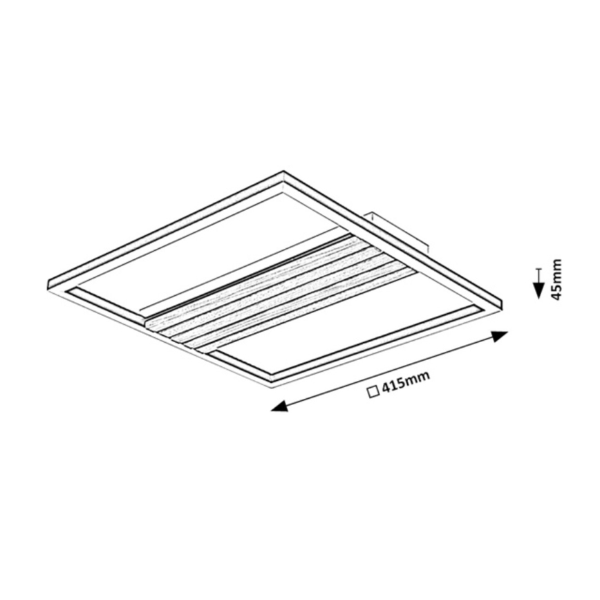 Rabalux - LED Φωτιστικό οροφής LED/30W/230V 3000/4500/6000K