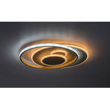 Rabalux - Ρυθμιζόμενο φωτιστικό οροφής LED/57W/230V 3000-6000K 48,5x40 cm + τηλεχειριστήριο