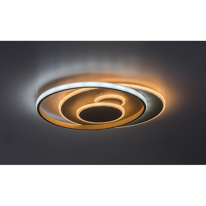 Rabalux - Ρυθμιζόμενο φωτιστικό οροφής LED/57W/230V 3000-6000K 48,5x40 cm + τηλεχειριστήριο