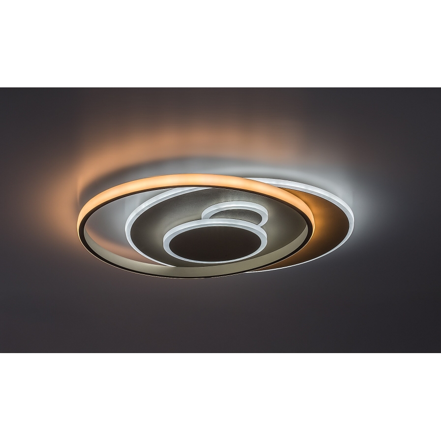 Rabalux - Ρυθμιζόμενο φωτιστικό οροφής LED/57W/230V 3000-6000K 48,5x40 cm + τηλεχειριστήριο