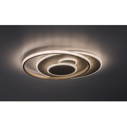 Rabalux - Ρυθμιζόμενο φωτιστικό οροφής LED/57W/230V 3000-6000K 48,5x40 cm + τηλεχειριστήριο