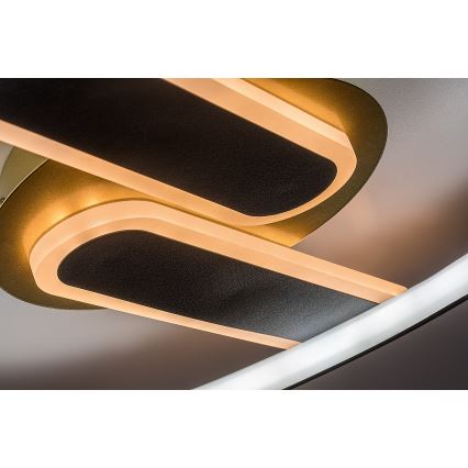 Rabalux - Ρυθμιζόμενο φωτιστικό οροφής LED/60W/230V 3000-6000K 53x45 cm + τηλεχειριστήριο