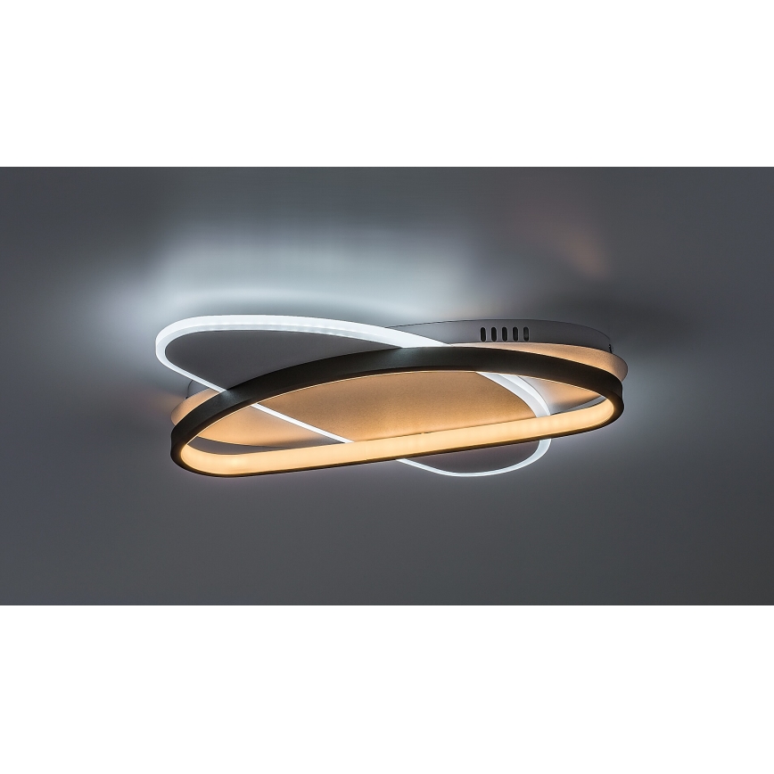 Rabalux - Ρυθμιζόμενο LED φωτιστικό οροφής LED/57W/230V 3000-6000K 45x30,5 cm + τηλεχειριστήριο