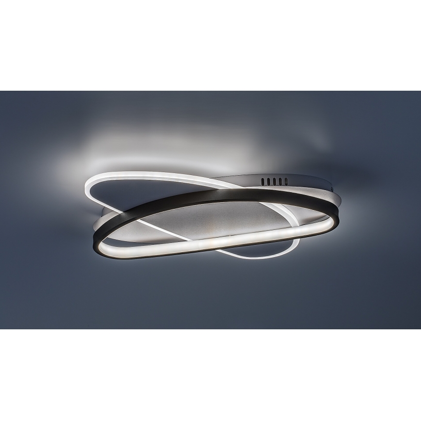 Rabalux - Ρυθμιζόμενο LED φωτιστικό οροφής LED/57W/230V 3000-6000K 45x30,5 cm + τηλεχειριστήριο
