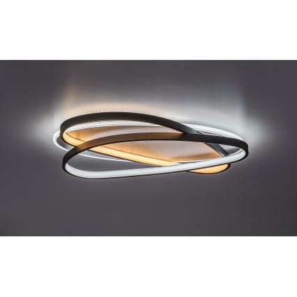 Rabalux - Ρυθμιζόμενο φωτιστικό οροφής LED/57W/230V 3000-6000K 53x38 cm + τηλεχειριστήριο