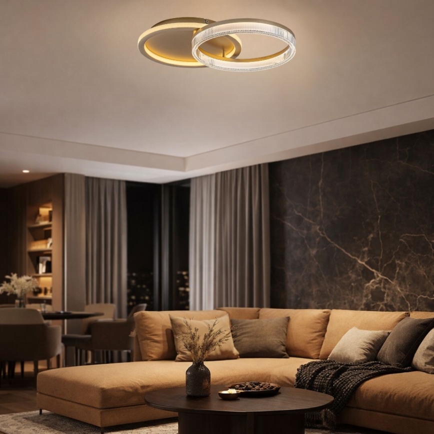 Rabalux - Ρυθμιζόμενο φωτιστικό οροφής LED/22W/230V 3000-6500K 53,5x35 cm + τηλεχειριστήριο