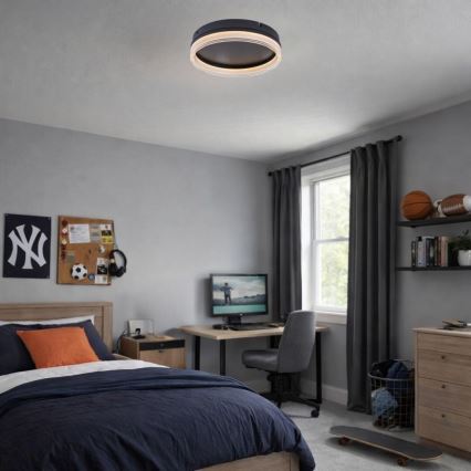 Rabalux - Ρυθμιζόμενο φωτιστικό οροφής LED/18W/230V 3000-6500K διάμ. 33 cm + τηλεχειριστήριο
