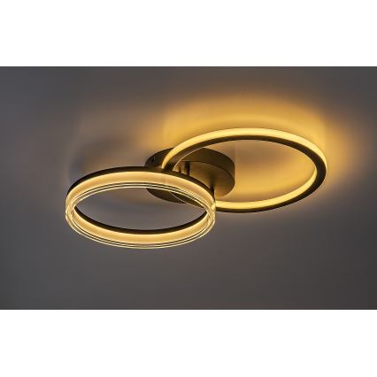 Rabalux - Ρυθμιζόμενο φωτιστικό οροφής LED/38W/230V 3000-6500K 60x35 cm + τηλεχειριστήριο