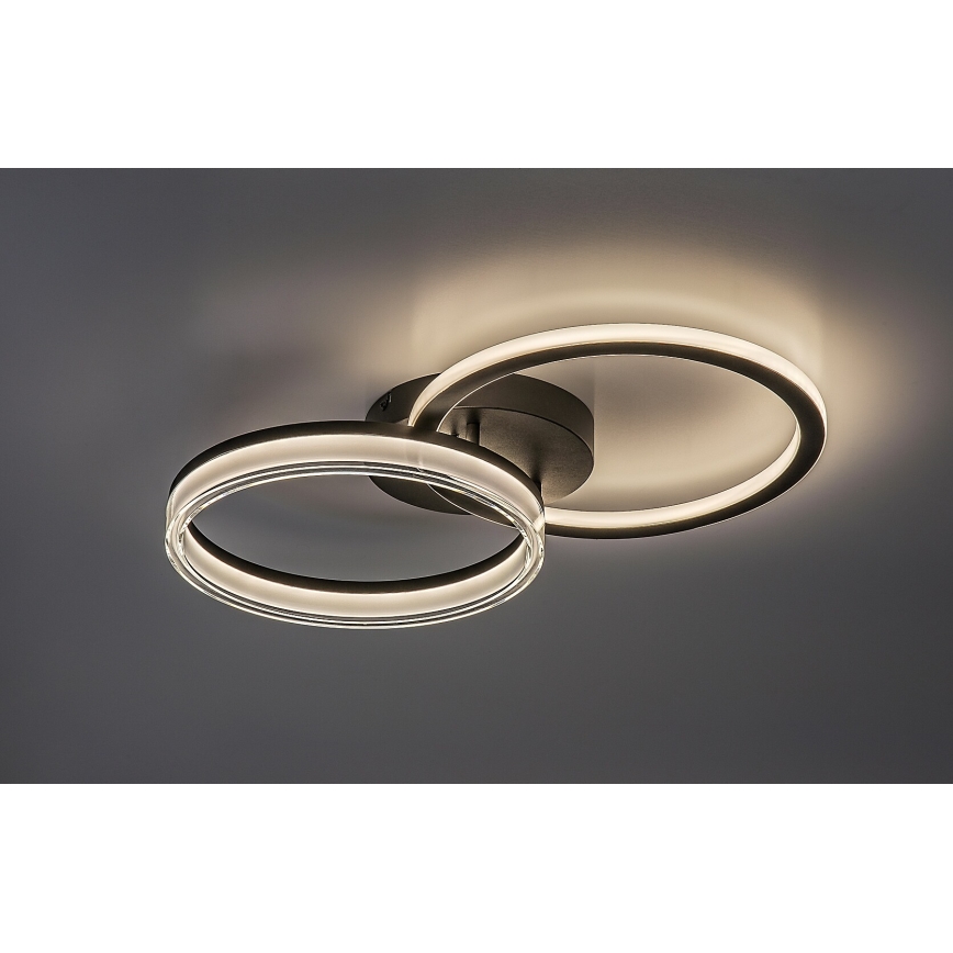 Rabalux - Ρυθμιζόμενο φωτιστικό οροφής LED/38W/230V 3000-6500K 60x35 cm + τηλεχειριστήριο