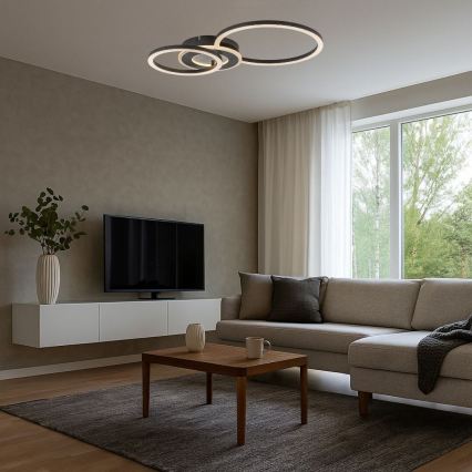 Rabalux - LED Ρυθμιζόμενο φωτιστικό οροφής LED/24W/230V 3000-6500K 46x33 cm + τηλεχειριστήριο
