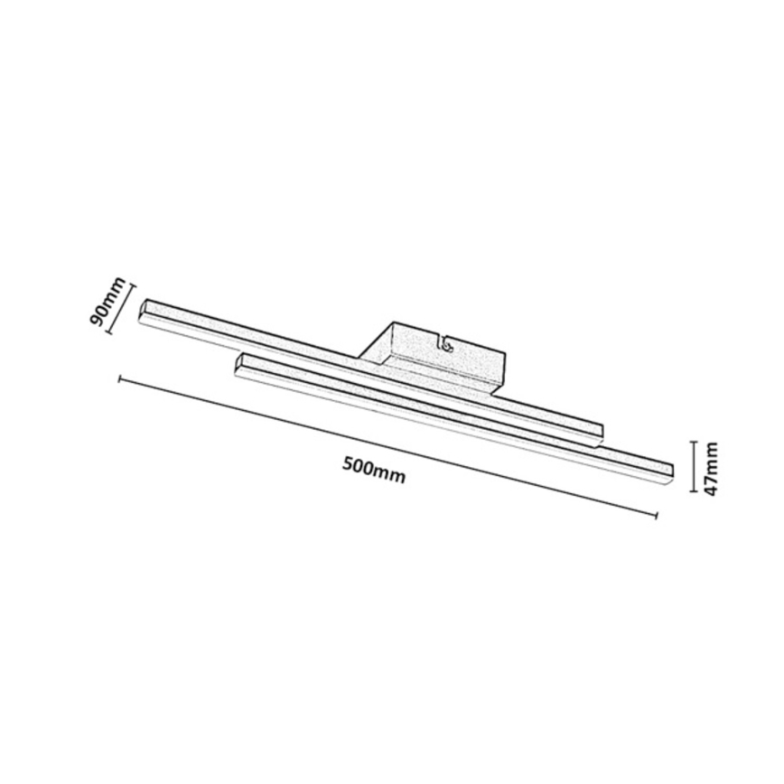 Rabalux - Φωτιστικό οροφής LED/12W/230V 3000K χρυσό
