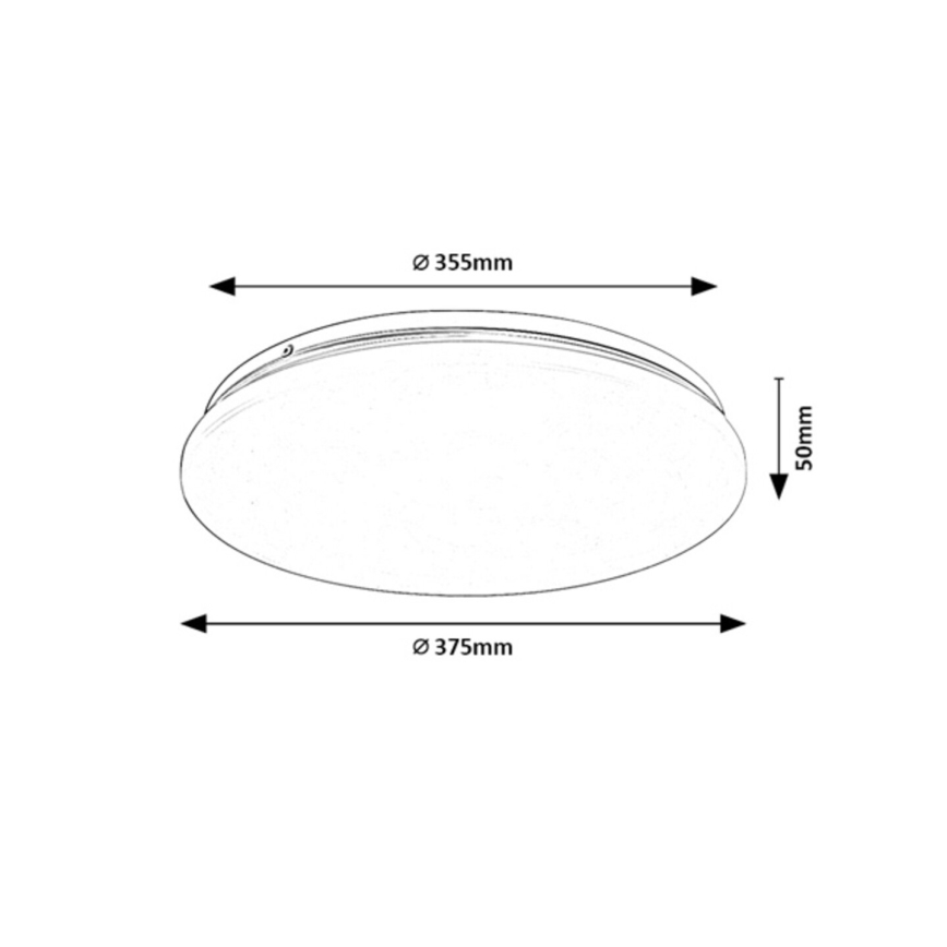 Rabalux - Φωτιστικό οροφής LED/24W/230V 4000K Ø 37,5 cm