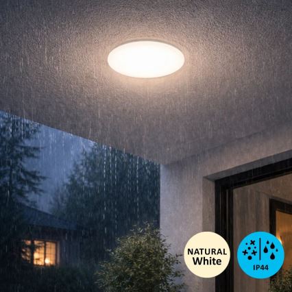 Rabalux - Φωτιστικό οροφής μπάνιου LED/12W/230V IP44 4000K Ø 25,5 εκ.