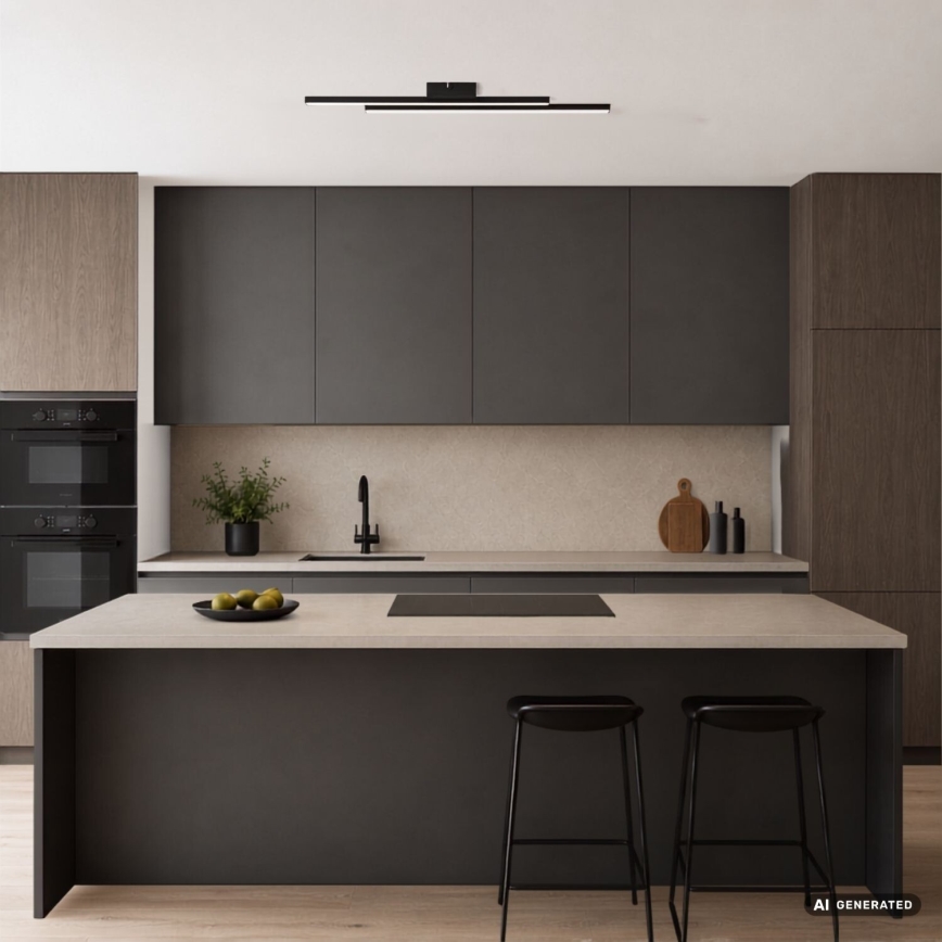Rabalux - LED φωτιστικό οροφής LED/12W/230V 3000K μαύρο