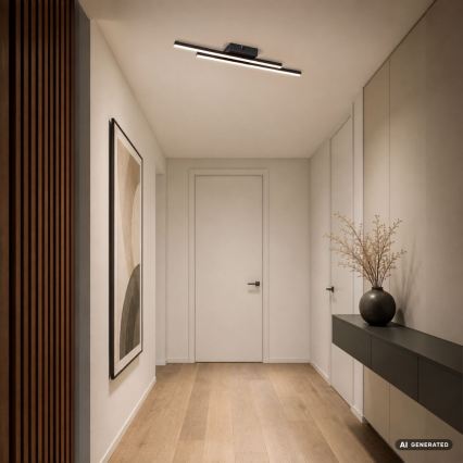 Rabalux - LED φωτιστικό οροφής LED/12W/230V 3000K μαύρο