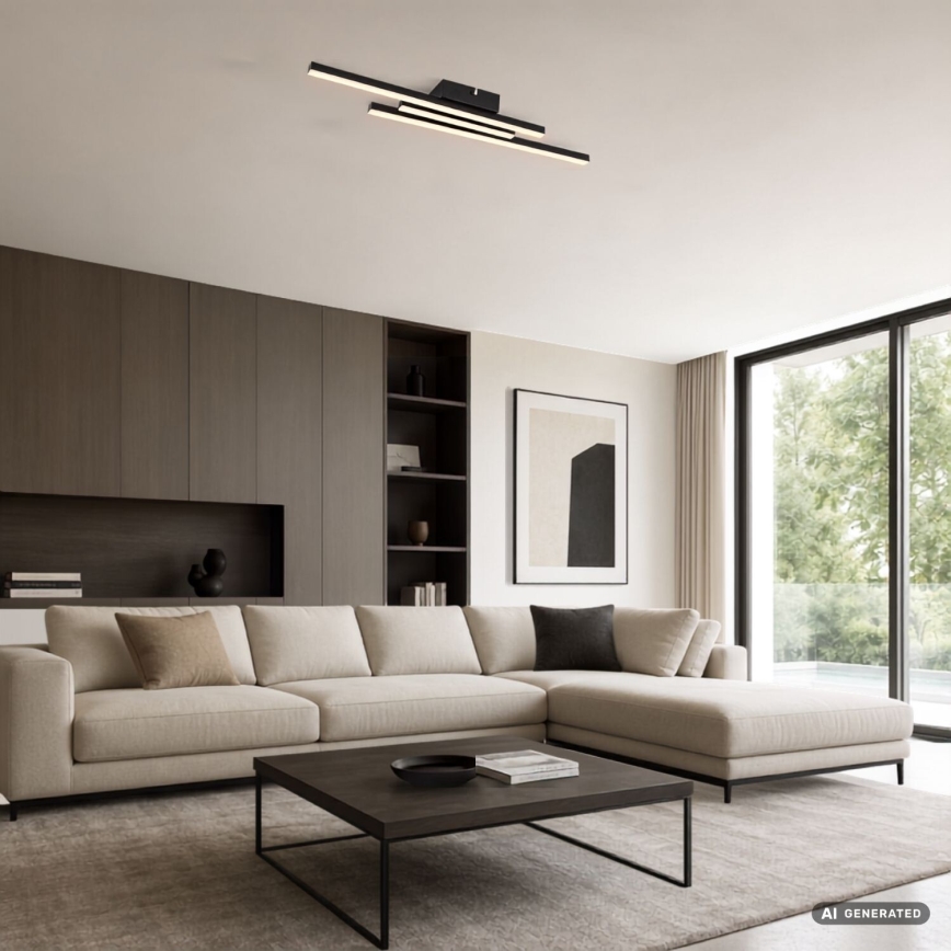 Rabalux - LED φωτιστικό οροφής LED/18W/230V 3000K μαύρο