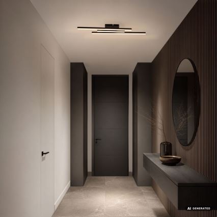 Rabalux - LED φωτιστικό οροφής LED/18W/230V 3000K μαύρο