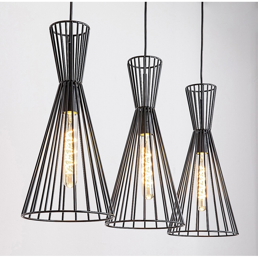 Rabalux - Φωτιστικό οροφής με καλώδιο 3xE27/60W/230V