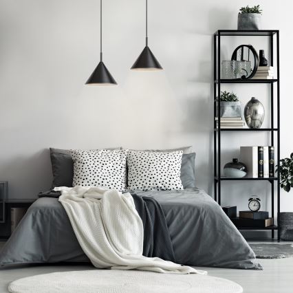 Rabalux - Φωτιστικό οροφής με καλώδιο 1xE27/40W/230V μαύρο