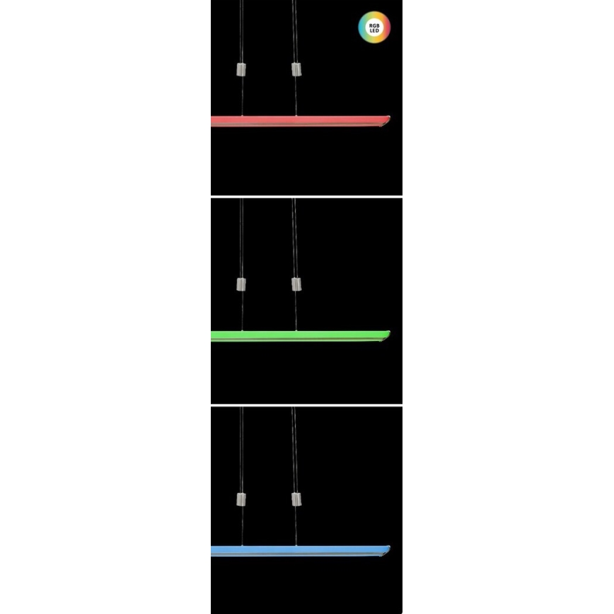Rabalux - LED RGB Κρεμαστό φωτιστικό οροφής ντιμαριζόμενο LED/24W/230V Wi-Fi Tuya + τηλεχειριστήριο
