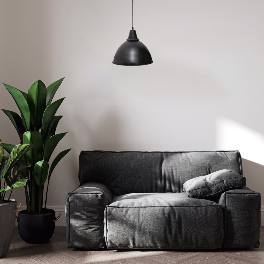 Rabalux - Φωτιστικό οροφής με καλώδιο 1xE27/60W/230V μαύρο