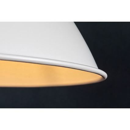 Rabalux - Κρεμαστό φωτιστικό με καλώδιο 1xE27/60W/230V Ø 36 cm λευκό