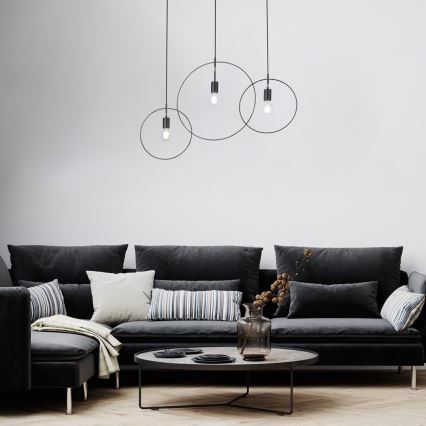 Rabalux - Κρεμαστό φωτιστικό οροφής ράγα 3xE27/40W/230V