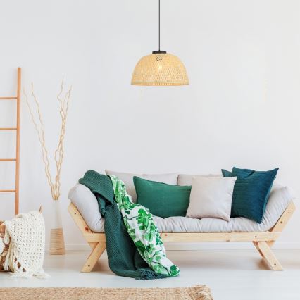 Rabalux - Κρεμαστό φωτιστικό οροφής 1xE27/25W/230V rattan