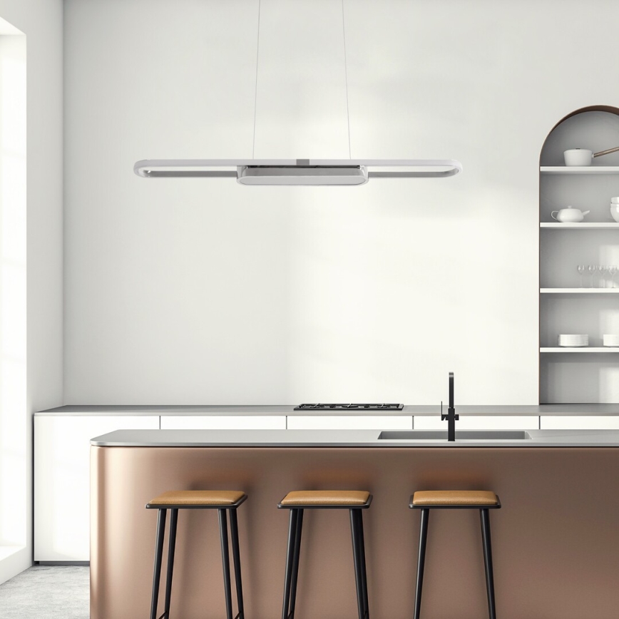 Rabalux -  Κρεμαστό φωτιστικό οροφής LED LED/48W/230V 4000K ματ χρώμιο