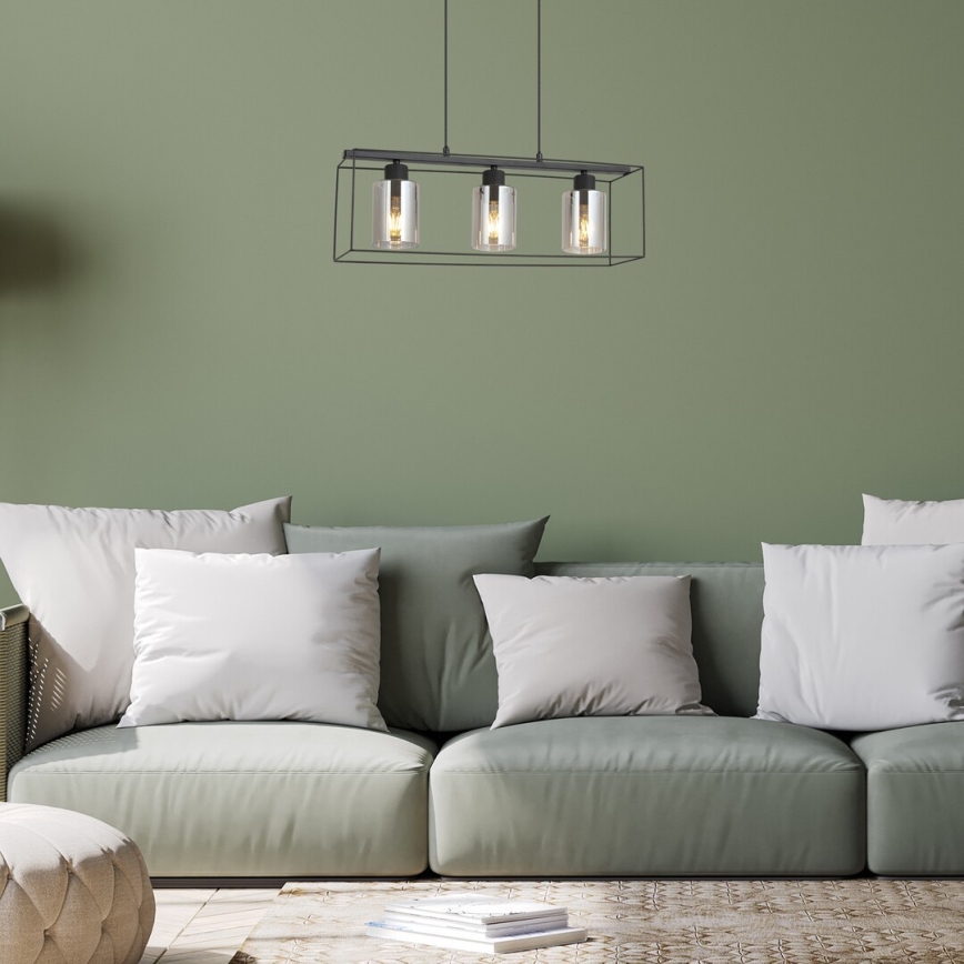 Rabalux - Κρεμαστό φωτιστικό οροφής 3xE27/25W/230V