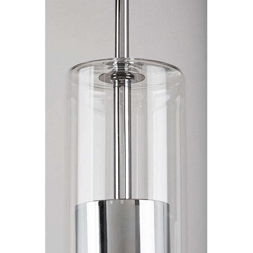 Rabalux - Κρεμαστό φωτιστικό οροφής 1xGU10/50W/230V διαφανή/γυαλιστερό χρώμιο