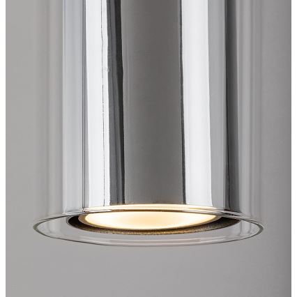 Rabalux - Κρεμαστό φωτιστικό οροφής 1xGU10/50W/230V διαφανή/γυαλιστερό χρώμιο