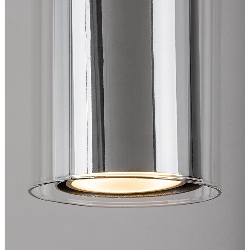 Rabalux - Κρεμαστό φωτιστικό οροφής 1xGU10/50W/230V διαφανή/γυαλιστερό χρώμιο