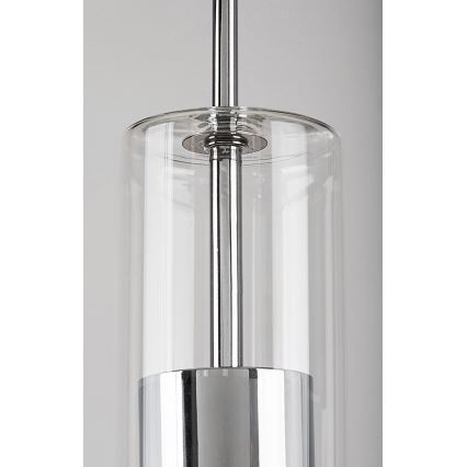 Rabalux - Κρεμαστό φωτιστικό οροφής 1xGU10/50W/230V διαφανή/γυαλιστερό χρώμιο