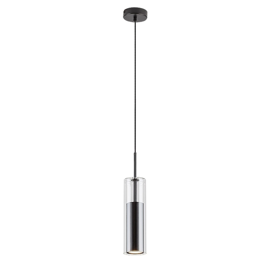 Rabalux - Κρεμαστό φωτιστικό οροφής 1xGU10/50W/230V διαφανές/μαύρο