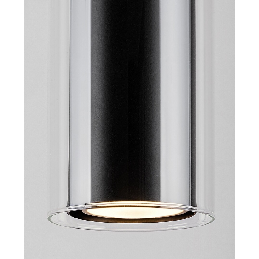 Rabalux - Κρεμαστό φωτιστικό οροφής 1xGU10/50W/230V διαφανές/μαύρο
