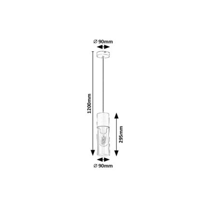 Rabalux - Κρεμαστό φωτιστικό οροφής 1xE27/25W/230V
