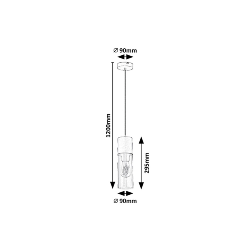 Rabalux - Κρεμαστό φωτιστικό οροφής 1xE27/25W/230V