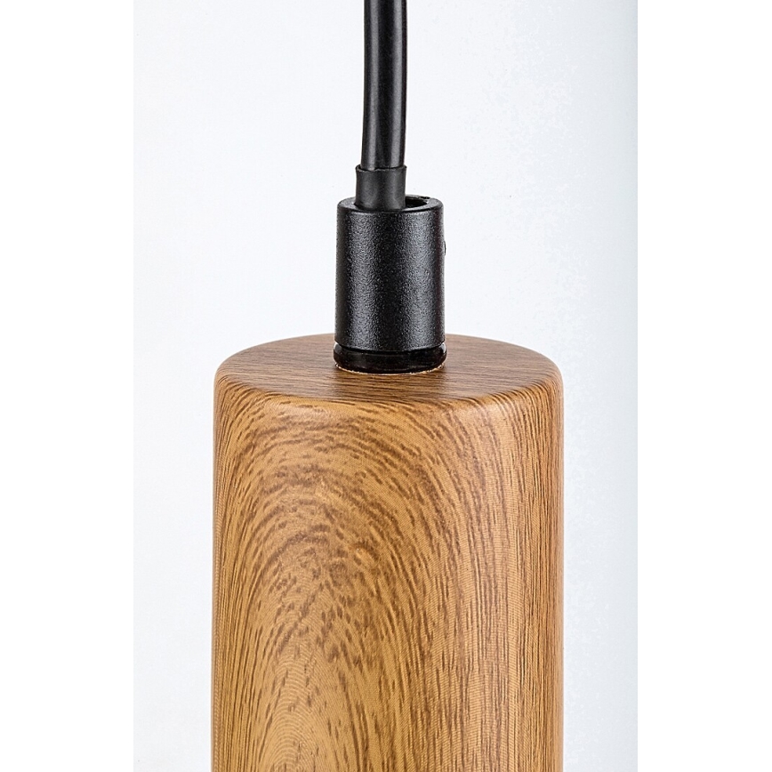 Rabalux - Πολύφωτο με συρματόσχοινο 1xE27/60W/230V οξιά