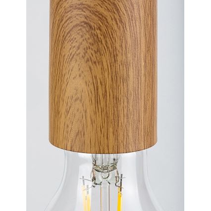 Rabalux - Φωτιστικό οροφής με καλώδιο 5xE27/60W/230V αράχνη οξιά