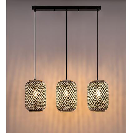 Rabalux - Φωτιστικό οροφής με καλώδιο 3xE27/40W/230V ρατάν