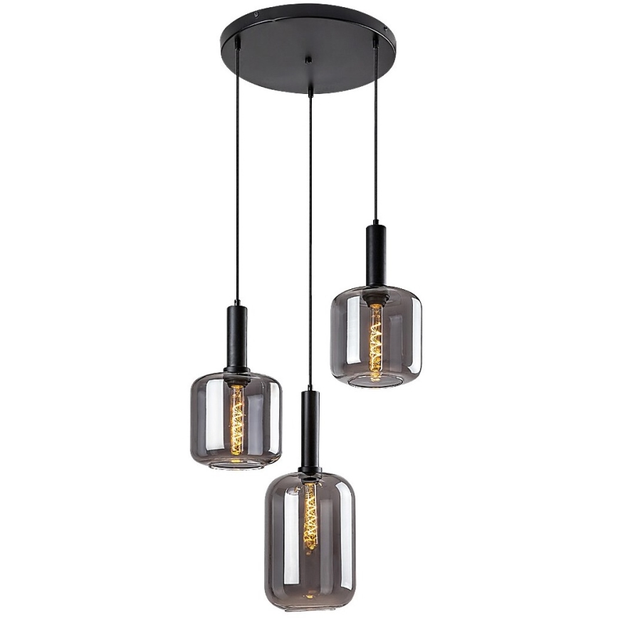 Rabalux - Πολύφωτο με συρματόσχοινο 3xE27/40W/230V